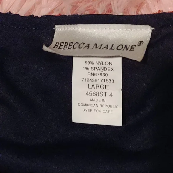 Rebecca Malone sz L 3/4 sleeve top - Picture 4 of 4